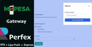 Mpesa Gateway – Perfex CRM module