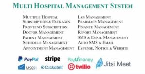 Multi Hospital – Hospital SaaS App + Mobile Applications