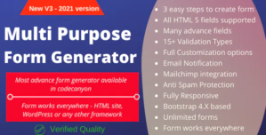 Multi-Purpose Form Generator docusign (All types of forms) with SaaS 5.0