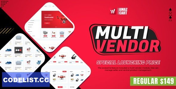 Multi-Vendor - AmazCart Laravel Ecommerce System CMS