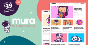 Mura – WordPress Theme for Content Creators 1.6