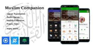 Muslim Companion – Quran, Prayer Time, Hadiths, Admobs, Android and iOS Application