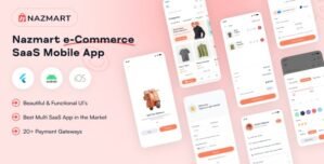 NazMart – Tenant Shop Flutter Mobile App