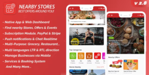Nearby Stores Android – Offers, Events, Multi-Purpose, Restaurant, Services Booking 3.0.2