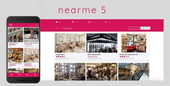 Nearme - Ionic v6 Theme - City Guide / Business Directory Template w/ Admin Portal