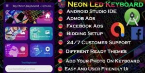 Neon Light Keyboard With Admob & Fcaebook Ads