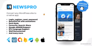 NewsPro – Blog/News/Article App For WordPress 3.1