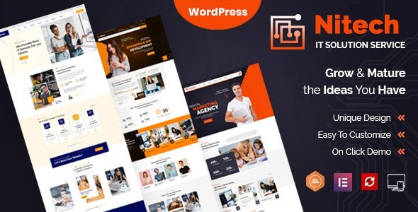 Nitech - Agency & Technology Services WordPress Theme 1.1