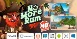No More Rum – HTML5 Game (Construct3)