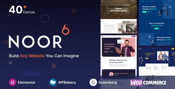 Noor - Minimal Multi-Purpose WordPress Theme, AMP RTL