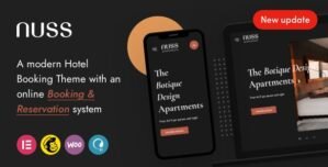 Nuss – Hotel Booking WordPress 1.1.4