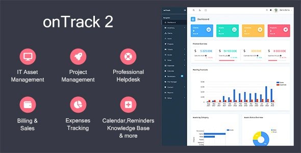 onTrack 2 - IT Asset Management, HelpDesk, Project Management, Billing More 2.1.0