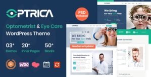 Optrica – Optometrist Eye Care WordPress Theme