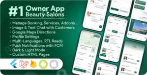 Owner App for Beauty Salons, Spa, Massage, Barber Appointment System 3.0.0