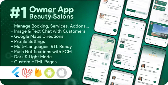Owner App for Beauty Salons, Spa, Massage, Barber Appointment System 3.0.0