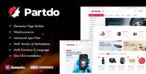 Partdo – Auto Parts and Tools Shop WooCommerce Theme