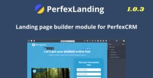 PerfexLanding – LandingPage builder for PerfexCRM 1.0.4