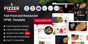 Pizzer – Fast Food Restaurant HTML Template