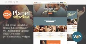 Planet Shakers | Church Religion WordPress Theme