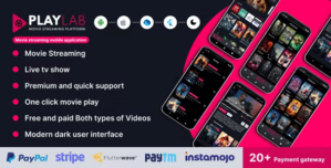 PlayLab – Cross Platform on Demand Movie Streaming Mobile Application