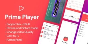 Prime Player – External Player for Prime Tv with Admin Panel