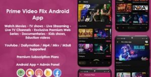 Prime Video Flix App: Movies – Shows – Live Streaming – TV – Web Series – Premium Subscription Plan 8.1