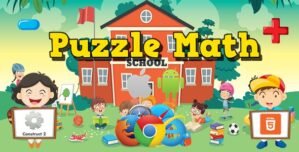 Puzzle Math – Educational Game – HTML5 (.Capx)
