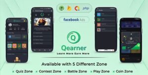 Qearner – Quiz App with Earning System + Admin Panel 2.0.5