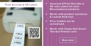 QR Codes Barcode Generator Label Printing Plugin