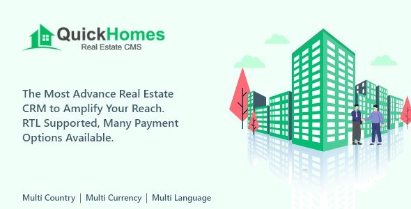 QuickHomes - Real Estate CMS PHP Script 1.3