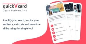 QuickVCard – Digital Business Card SaaS PHP Script 2.1