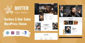 Qutter – Barber & Hair Salon WordPress Theme