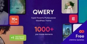 Qwery – Multi-Purpose Business WordPress WooCommerce Theme + ChatGPT