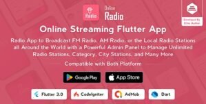 Radio Online – Flutter Full App