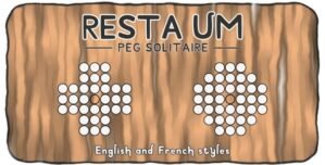 Resta Um (Peg Solitaire Puzzle) – HTML5 Board game