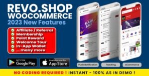 RevoSHOP – eCommerce / Woocommerce Flutter Android iOS App – Fashion Electronic Gadget Grocery Other