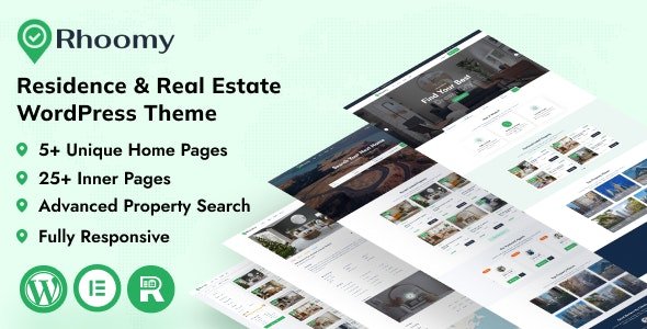 Rhoomy โ Real Estate WordPress Listing Theme
