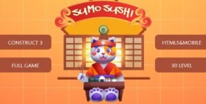 Rice Ball Rumble. Construct 3. Html5, Mobile, PC