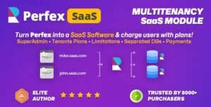 SaaS module for Perfex CRM – Multitenancy support