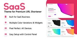 SaaS Theme for Premium URL Shortener 5.1