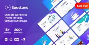 Saasland – MultiPurpose WordPress Theme for Saas Startup 3.5.9