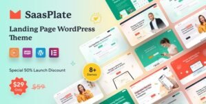 SaasPlate – Landing Page WordPress Theme 1.2.6