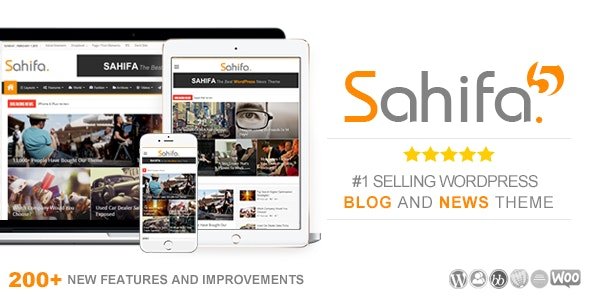 Sahifa - Responsive WordPress News / Magazine / Blog Theme 5.8.0