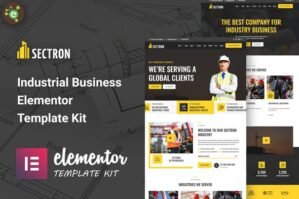 Sectron – Industrial Business Elementor Template Kit