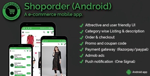 Shoporder (Android) โ e-commerce application (single and multi vendor)