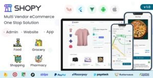 Shopy – Multivendor eCommerce, Food, Grocery Pharmacy One Stop Solution 1.1.1