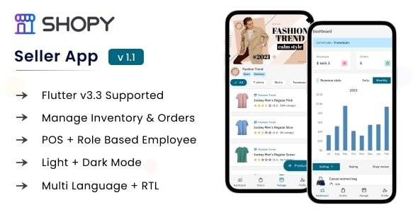 Shopy - Seller Flutter App