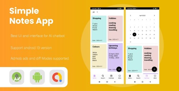 Simple Notes and Memos - Android