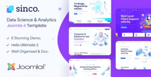 Sinco – Data Science & Analytics Joomla 4 Template