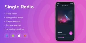 Single Radio – Flutter Full App 1.8